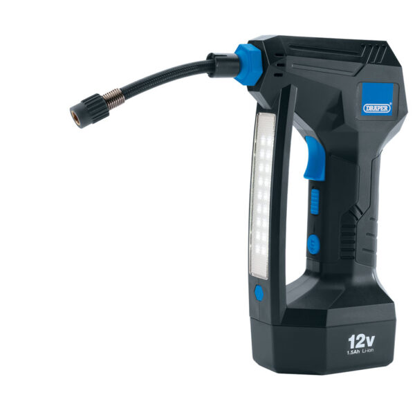 12V Loftdæla m. ljósi 150 psi