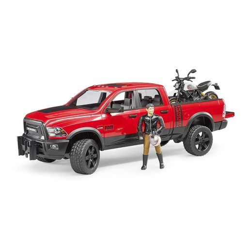 RAM 2500 pallbíll m/mótorhjóli