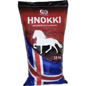 Hnokki hestakögglar, fóðurbætir fyrir hesta