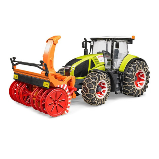 Claas Axion 950 með snjóblásara