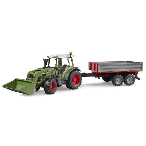 Fendt Vario 211 með sturtuvagni og skóflu