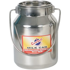 Mjólkurbrúsi 2L,ryðfrítt (AH)