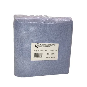 Júgurklútar bleikir/bláir frotte 10stk